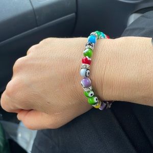 Colorful bracelet for larger wrist